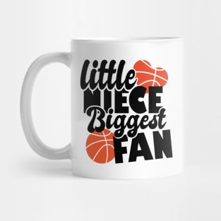 little niece biggest fan - basketball lover Mug